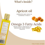 Thumbnail for The Pure Story Natural Cold Pressed Apricot Hair Oil - Distacart
