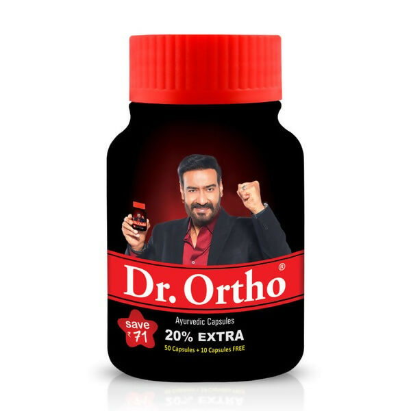 Dr. Ortho Ayurvedic Oil, Capsules & Knee Cap Combo - Distacart