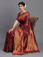 Thumbnail for Astita Silk Maroon Saree