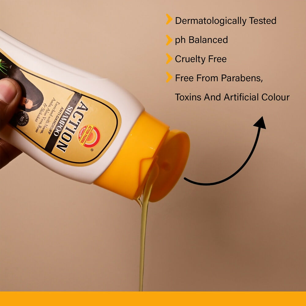 Action Pharma Shampoo Anti-Dandruff Enriched With Neem