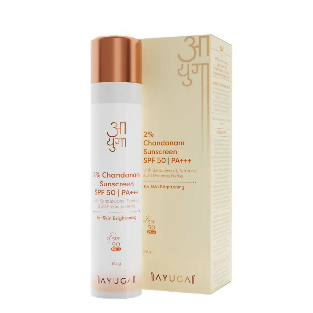 Ayuga 2% Chandanam Sunscreen SPF 50/PA+++ - Distacart