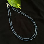 Thumbnail for Joban Fashion Women Blue 2 Layer Agate Necklace, Silver Finish - Distacart