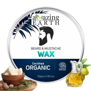Amazing Earth Certified Organic Beard & Mustache Wax - Dista