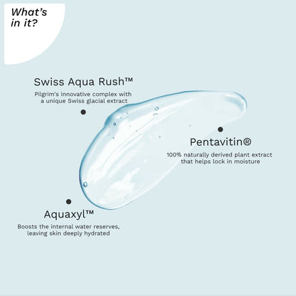 Pilgrim Swiss Aqua Rush Hydrating Face Wash, Refreshes Skin & Restores Hydration - Distacart