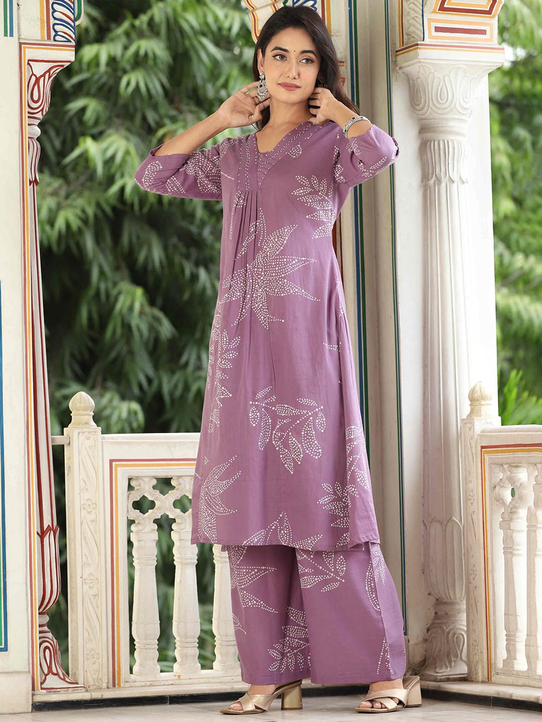 Kalini Women Printed Regular Kurta with Palazzos - Distacart