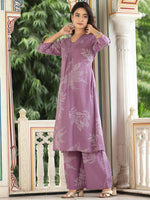 Thumbnail for Kalini Women Printed Regular Kurta with Palazzos - Distacart
