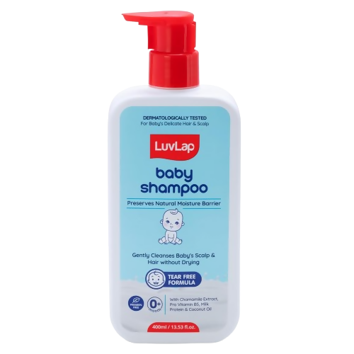 LuvLap Milky Soft Baby Shampoo with Milk Protein, Vitamin E & Coconut Oil, Shea Butter & Chamomile - Distacart