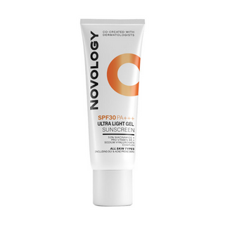 Novology SPF 30 PA+++ Ultra Light Gel Sunscreen - Distacart