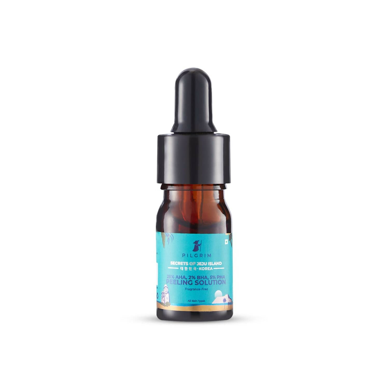 Pilgrim 25% AHA + 2% BHA + 5% PHA Peeling Solution (Mini) For Face & Glowing Skin - Distacart