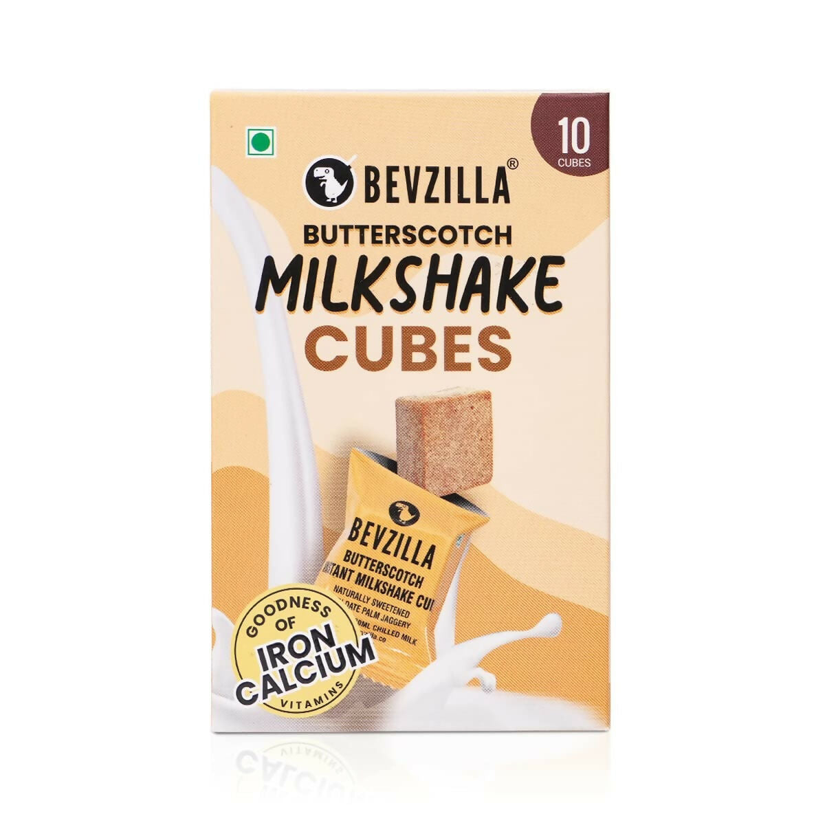Bevzilla Butterscotch Instant Milkshake Cubes with Organic Date Palm Jaggery - Distacart