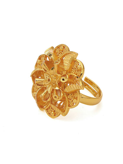 Ruby Raang Golden Ring - Distacart