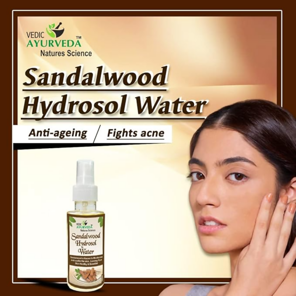 VedicAyurveda Sandalwood Hydrosol Water - Dista