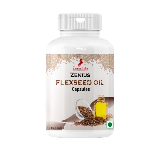 Zenius flaxseed Oil Capsules for Hair Growth - Dista