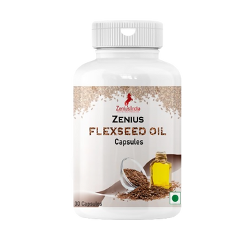Zenius flaxseed Oil Capsules for Hair Growth - Dista