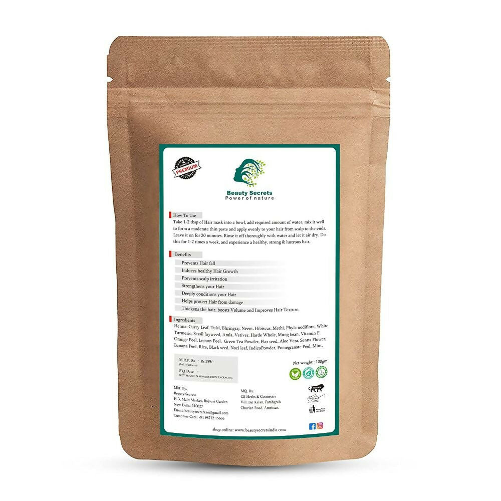Beauty Secrets Ayurvedic Hair Mask - Distacart