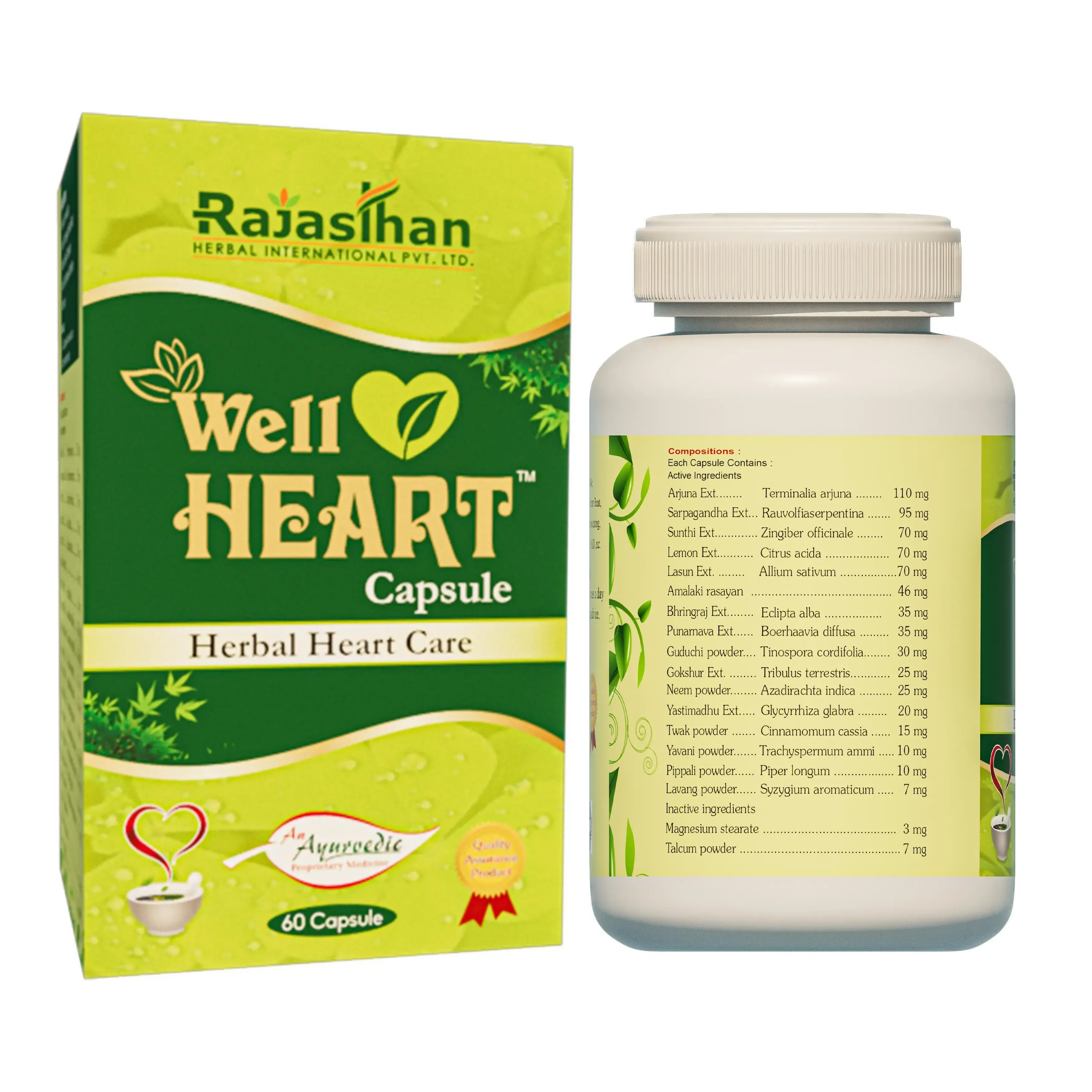 Rajasthan Herbals Well Heart Capsules