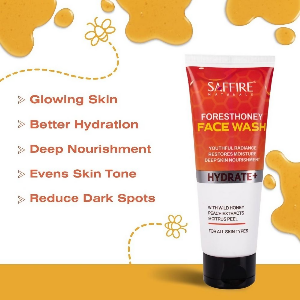 Saffire Naturals Forest Honey Face Wash - Distacart