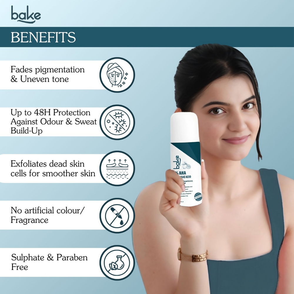 Bake BrightErase™ Underarm Brightening Roll-On Serum - Distacart