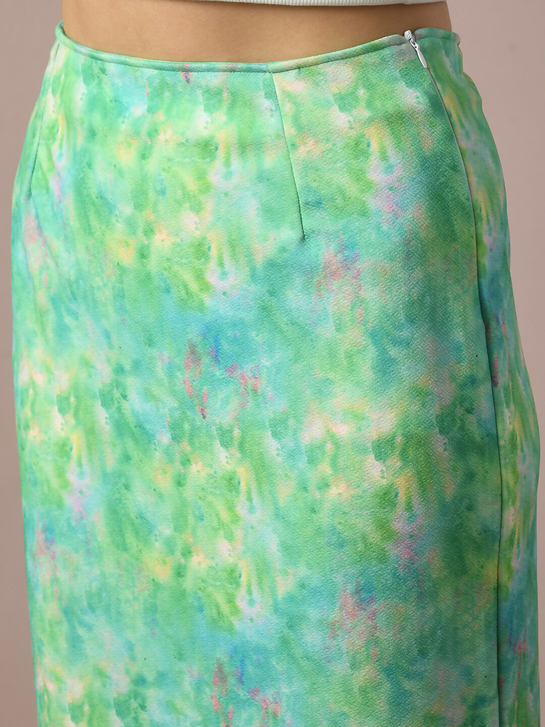 Myshka Women's Multi Printed Knee Length Party Embellished Skirts - Distacart