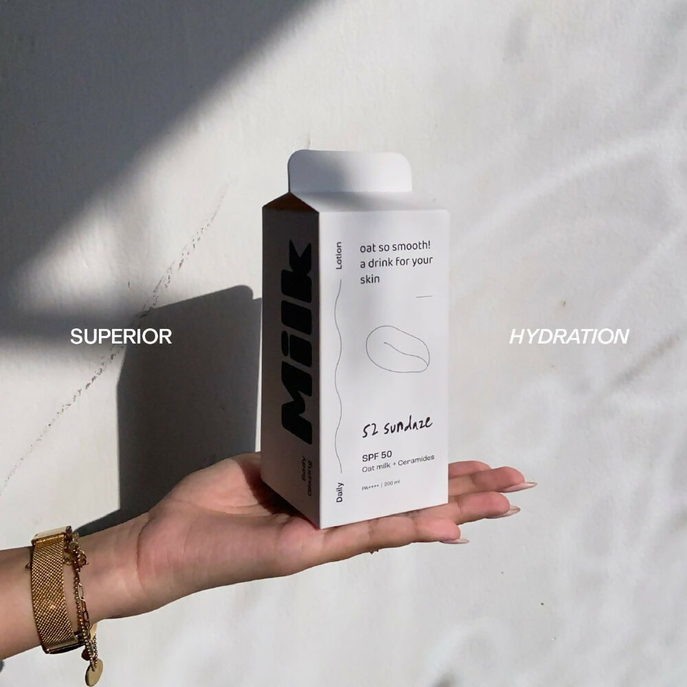 52 Sundaze SPF50 Body Glazing Milk with Oat Milk & Ceramides - Distacart