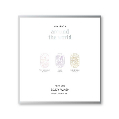 Kimirica Around The World Perfume Body Wash Trio Kit Gift Set - Distacart