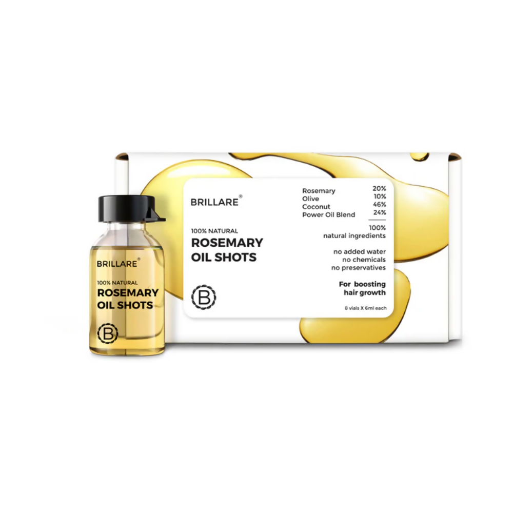 Brillare Rosemary Oil Shots For Visible Hair Growth - Dista
