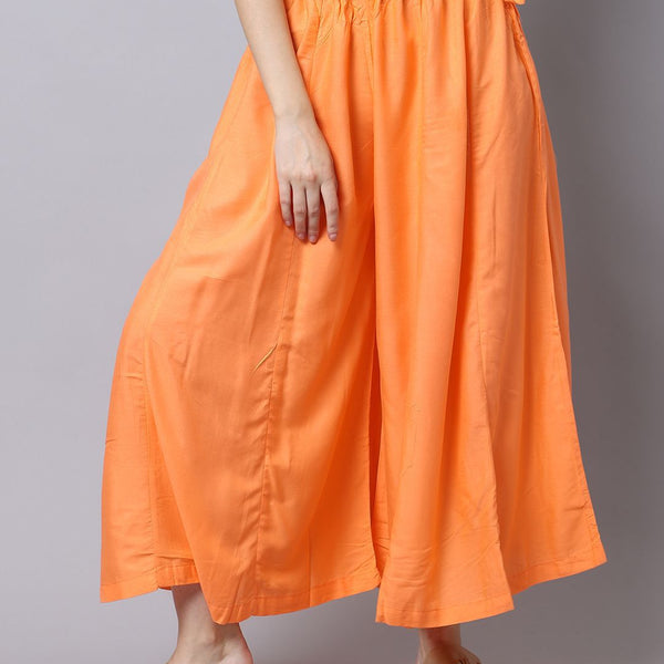 TAG 7 Women Embellished Flared Ethnic Palazzos - Distacart