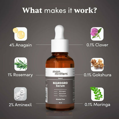 Man Matters Beardgro Oil-In-Serum - Distacart