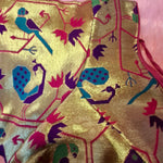 Thumbnail for Kia Fashions Hot Pink Jacquard Weave Multi Color Paithani Readymade Blouse - Distacart