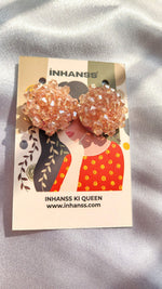 Thumbnail for Inhanns Small Statement Studs Earrings - Peach - Distacart