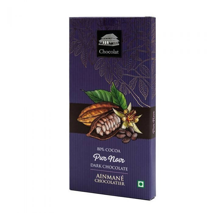 Ainmane Pur Noir Dark Chocolate 80% Cocoa - Distacart