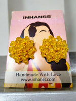Thumbnail for Inhanns Small Statement Studs Earrings - Yellow - Distacart