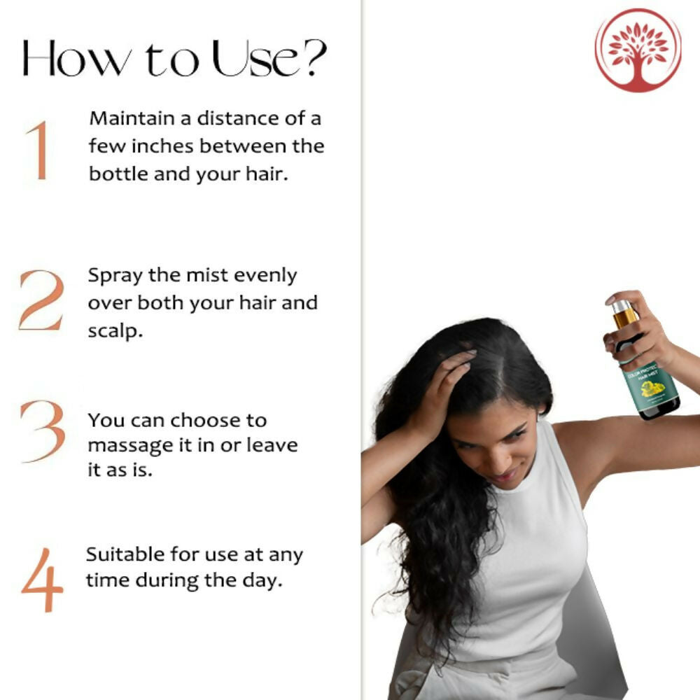 Ivory Natural Color Protection Hair Mist - Locks In Vibrant Hues, Adds Luminous Shine - Distacart