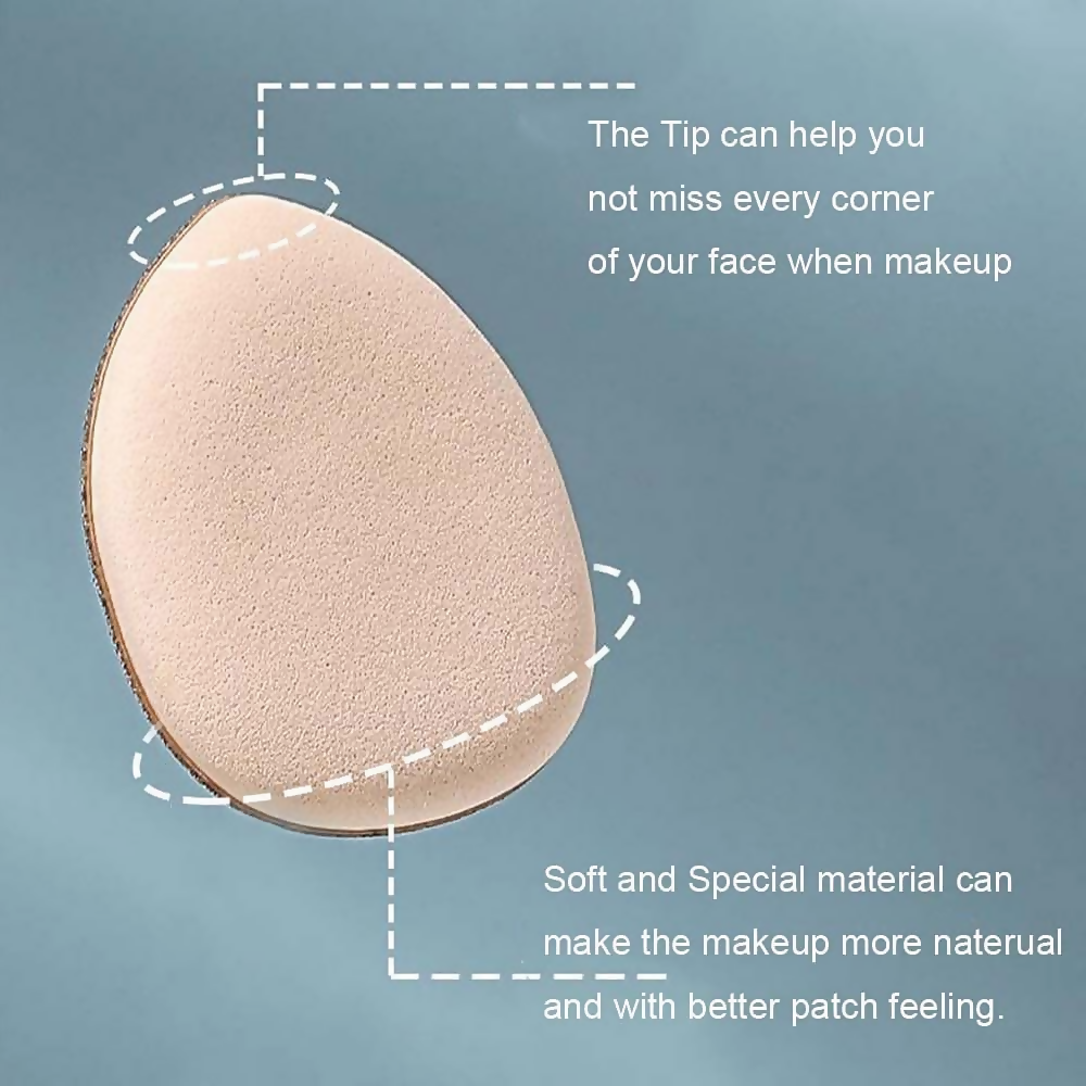 Bronson Professional Finger Puff Sponges with Soft Cushion Mini Makeup Blender - Dista