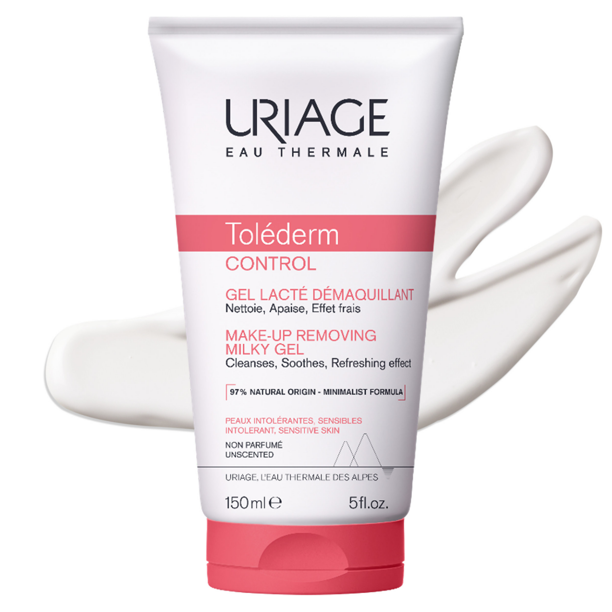 Uriage Tolederm Control Make-Up Removing Milky Gel - Distacart