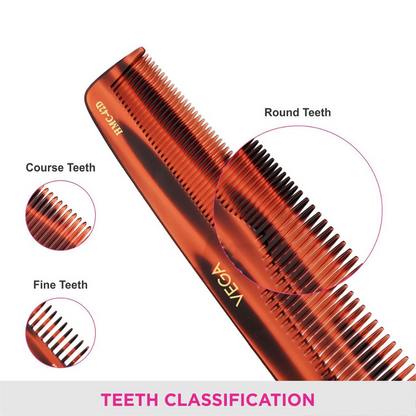 Vega Handcrafted Graduated Dressing Comb - HMC-42D - Dista