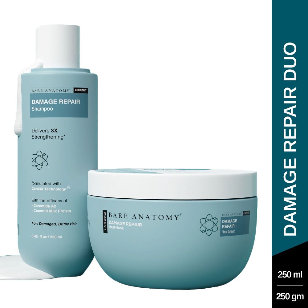 Bare Anatomy Expert Damage Repair Hair Mask & Shampoo - Distacart