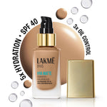 Thumbnail for Lakme 9 To 5 Hya Matte Foundation + Hyaluronic Acid - Neutral Almond