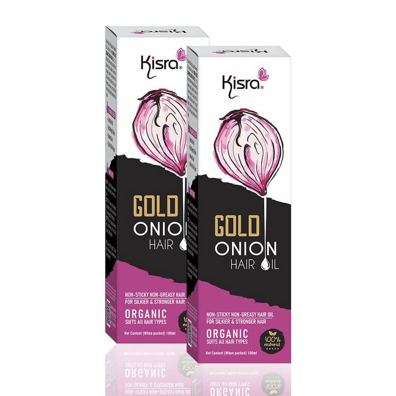 Kisra Gold Organic Onion Hair Oil - Distacart