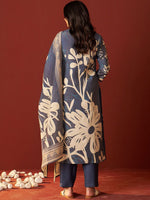 Thumbnail for Indo Era Women Floral Printed Beads and Stones Kurta with Trousers & Dupatta Kurta Sets