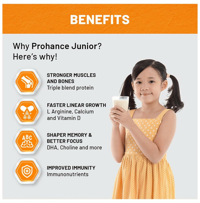 Prohance Junior Nutritional Formula for Kids - Chocolate Flavor - Distacart