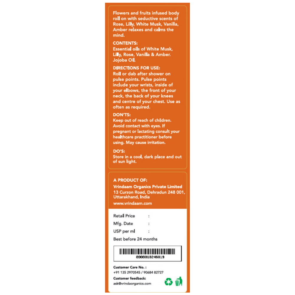 Vrinda Awadh Aromatic Oil Roll On - Dista