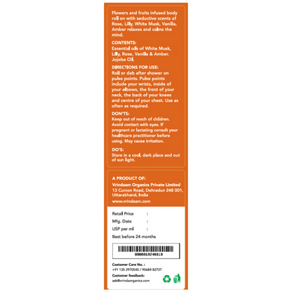 Vrinda Awadh Aromatic Oil Roll On - Dista