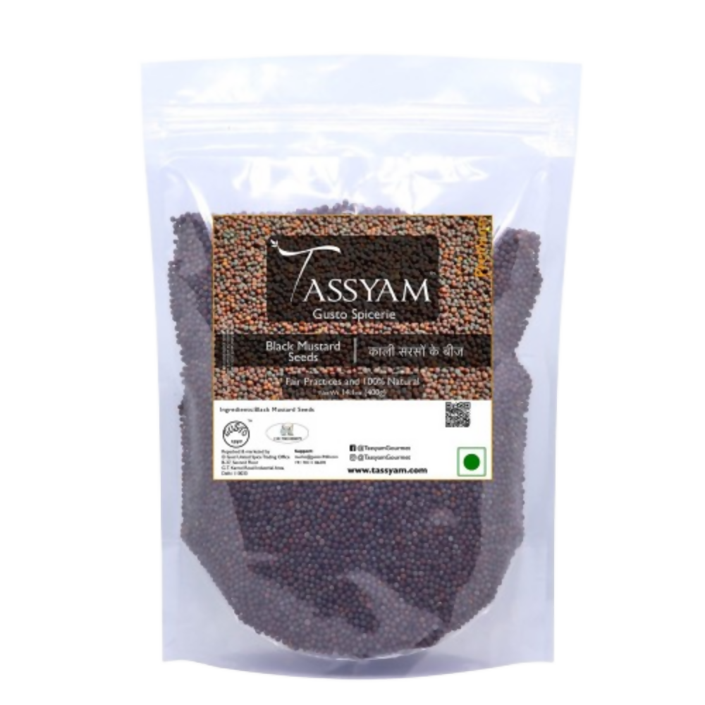 Tassyam Organics Black Mustard Seeds - Kali Sarso - Distacart