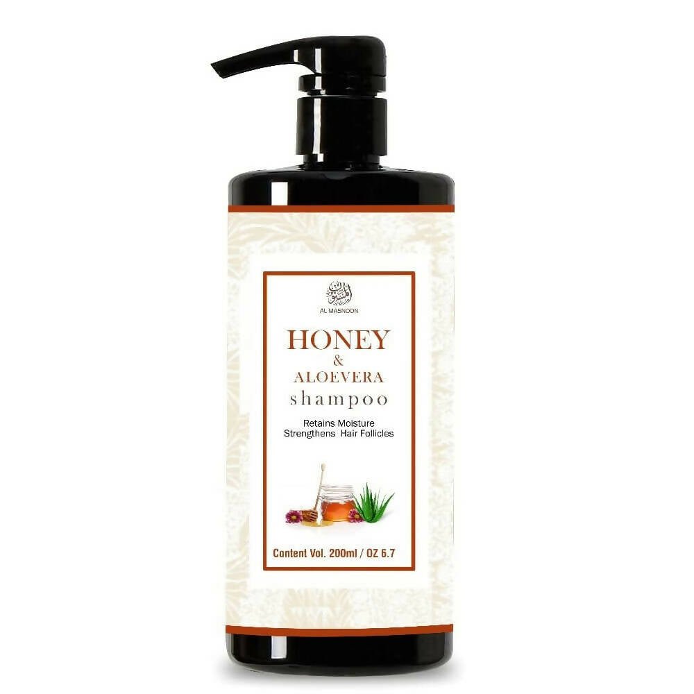 Al Masnoon Honey & Aloevera Shampoo - Distacart