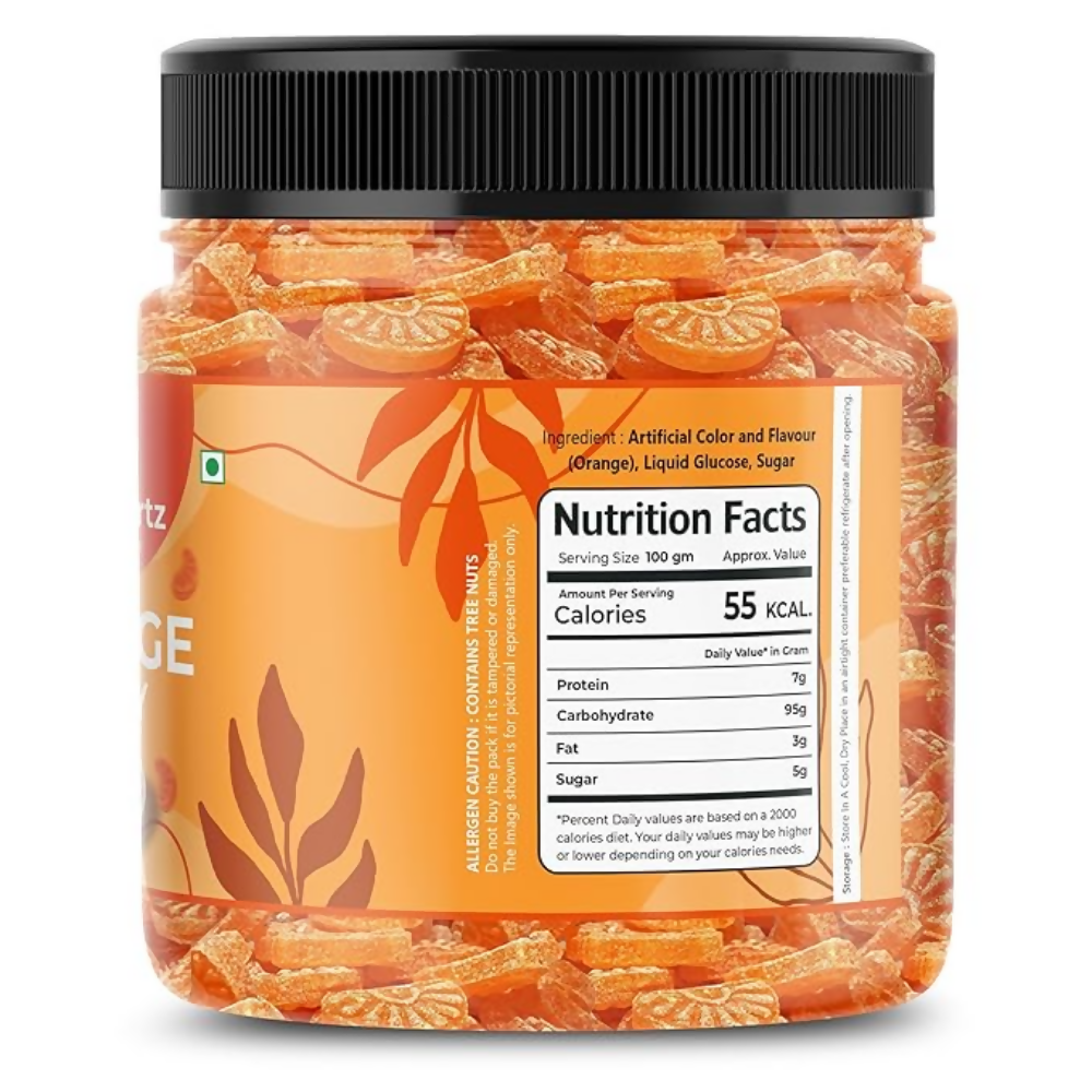 FreshoCartz Orange Candy - Sweet & Sour Narangi Goli - Dista