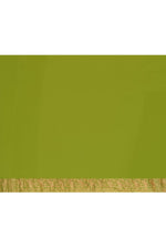 Thumbnail for Joban Fashion Purple Crepe Chiffon Pure Handloom Banarasi Silk Saree