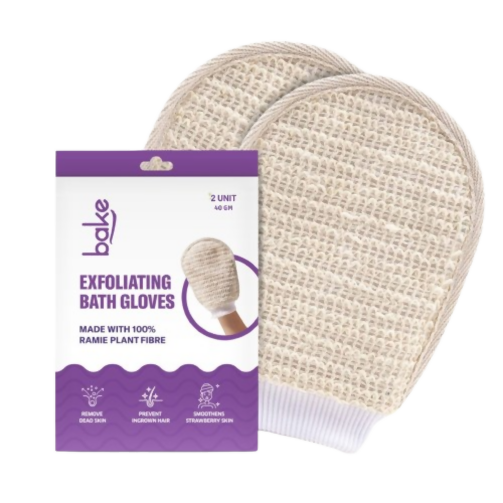 Bake Exfoliating Bath Glove with Ramie plant Fibre - Distacart