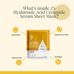Thumbnail for Bake 2% Hyaluronic Acid + Ceramide Serum Sheet Mask