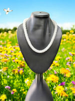 Thumbnail for Inhanns Noor-E-Jalwa – Handmade Crystal Bead Necklace -Adjustable - White Only Necklace - Distacart